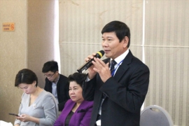 Ông Phạm Văn Năm – Trưởng BQL Khu Kinh tế Quảng Bình - giới thiệu tiềm năng đến các nhà đầu tư.